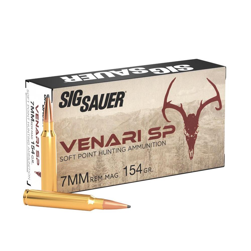 Sig Sauer Venari 7MM Rem Mag 154 Gr Soft Point 20RD