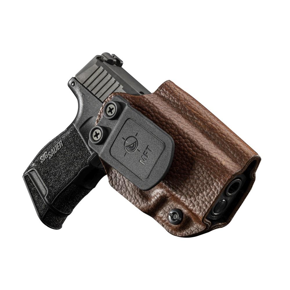 Mission First Tactical Leather Hybrid Iwb Holster for Sig Sauer P365 - Brown