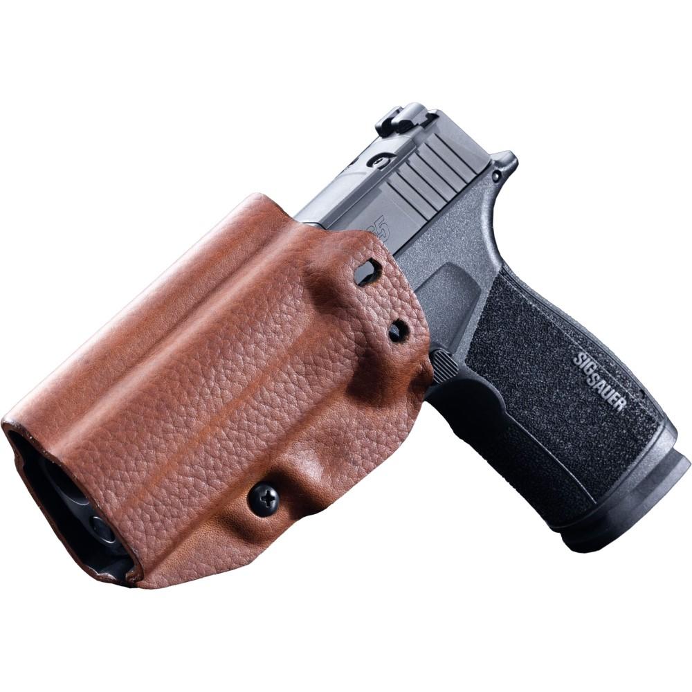 Mft Sig P365-XMACRO Leather Hybrid Iwb/owb - Brown