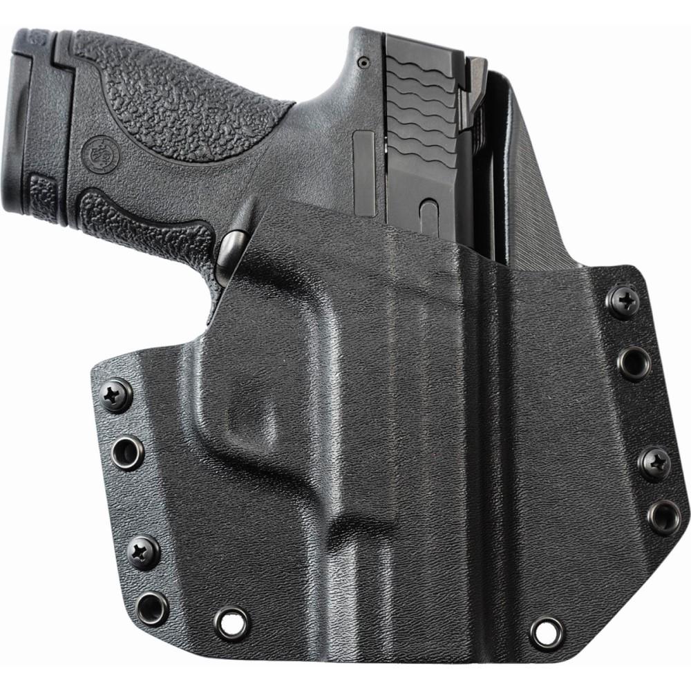 Standard Outside the Waistband Holster S&w M&p Shield 9MM 40 Cal Black
