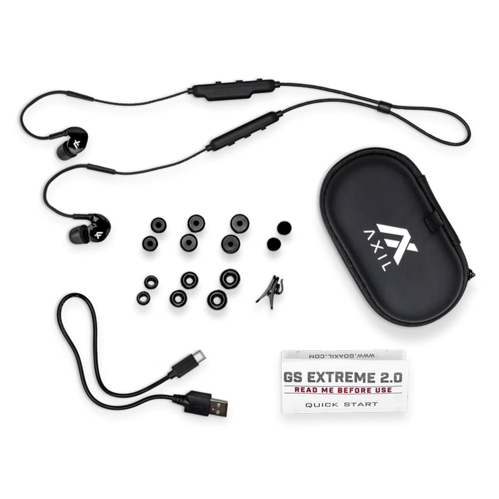 Axil Gs Extreme 2.0 Wireless Tactical Earbuds Black - Image 4