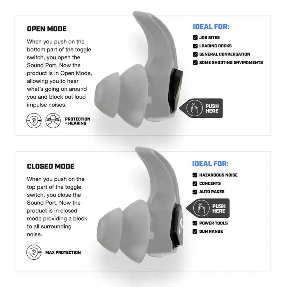 Axil X30I Earplug Charcoal - Image 4