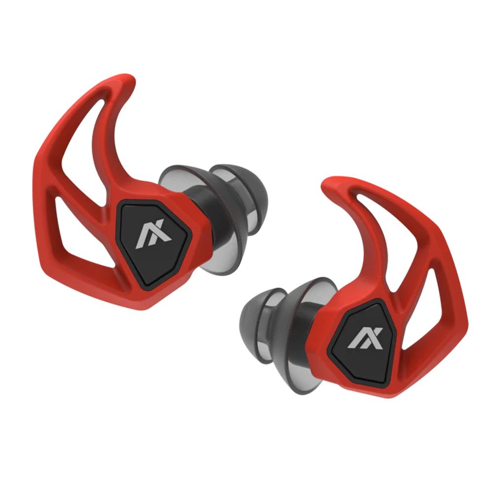 Axil X30I Earplug - Blaze Orange With Silicon and Foam Tips
