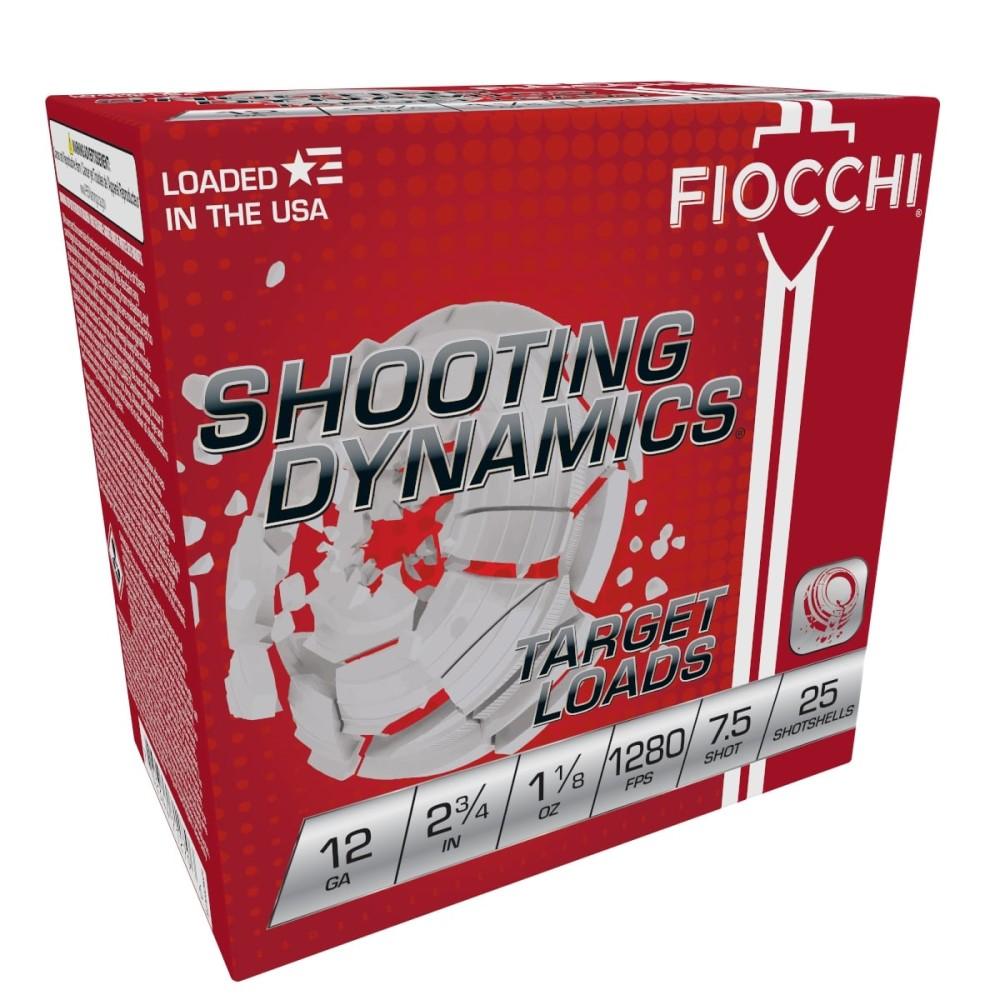 Fiocchi Shooting Dynamics 12GA 2-3/4 1-1/8OZ 7.5 Shot 25RD