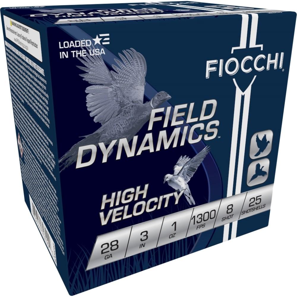 Fiocchi 28GA 3 1OZ 8 Shot High Velocity 25RD