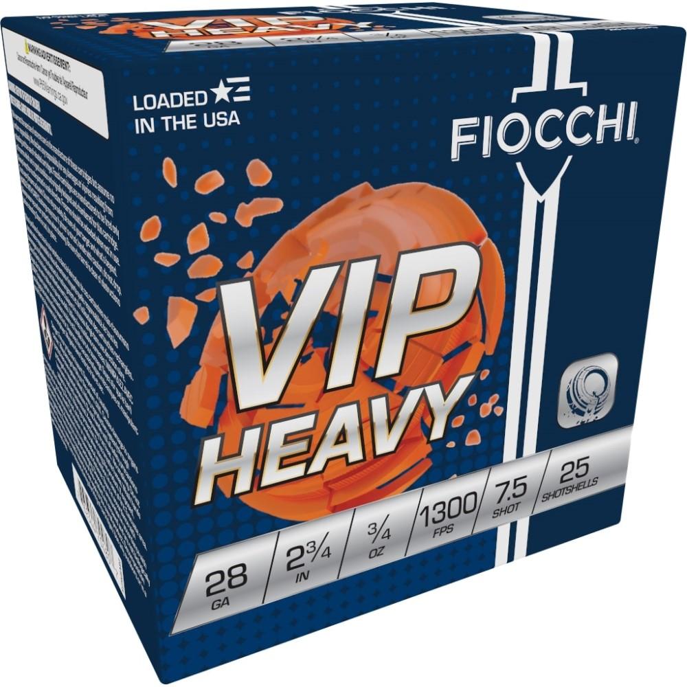 Fiocchi Vip Heavy 28GA 2.75 3/4OZ 25RD Shotgun Shells