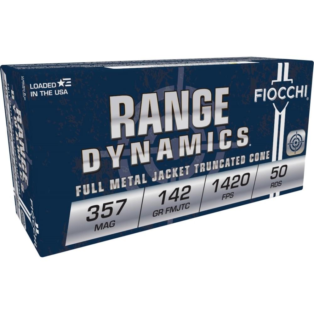 Fiocchi 357 Mag 142GR Fmj Truncated 50RD