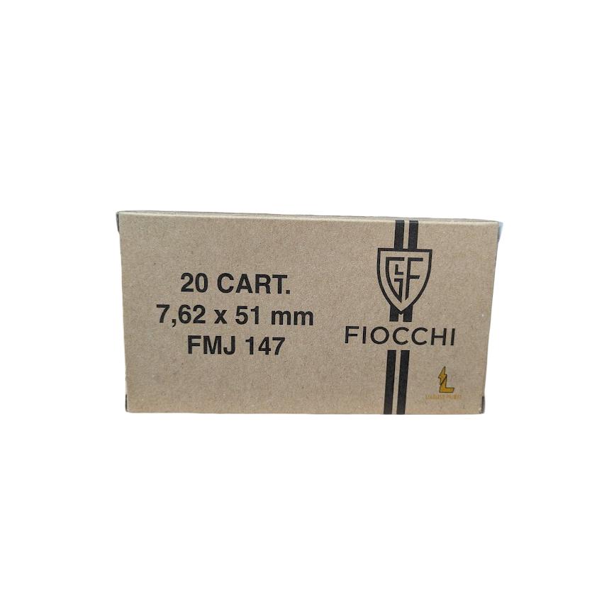 Fiocchi Range Dynamics 7.62X51 20 Rounds Fmj