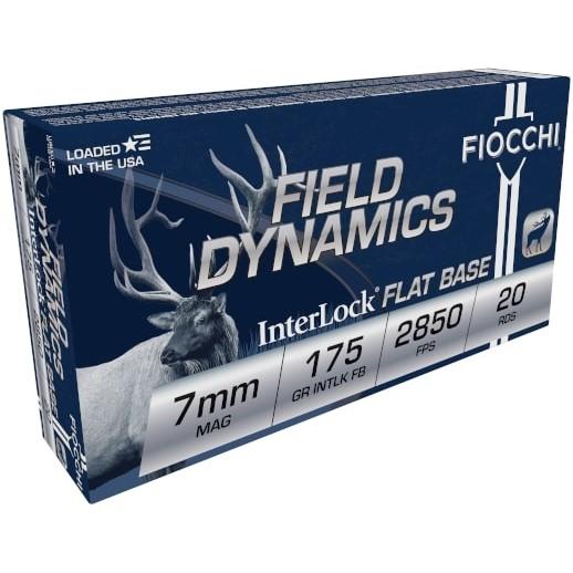 Fiocchi 7MM Rem Mag 175GR Interlock Fb 20RD