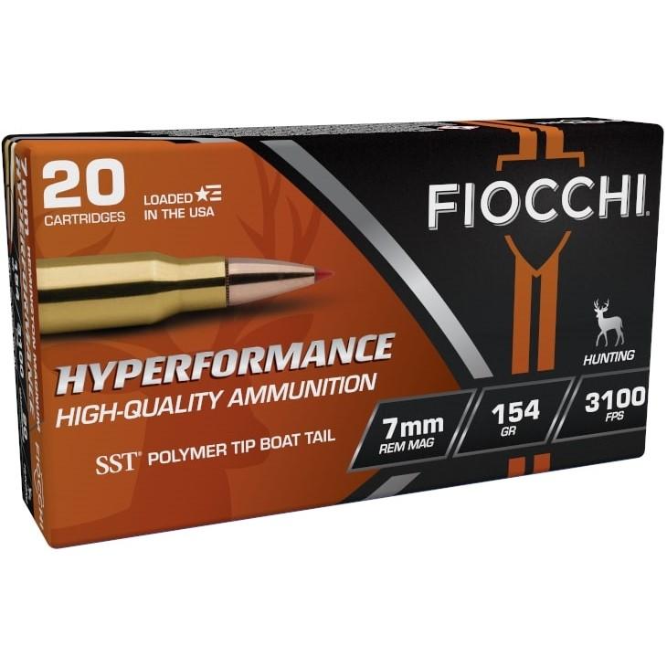 Fiocchi 7MM Rem Mag 154GR Sst 20 Rd