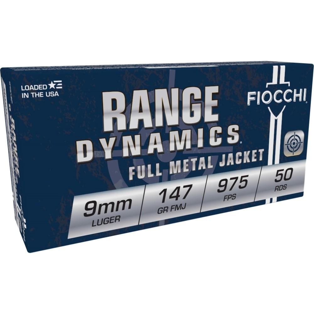 Fiocchi 9MM Luger 147GR Fmj 50RD