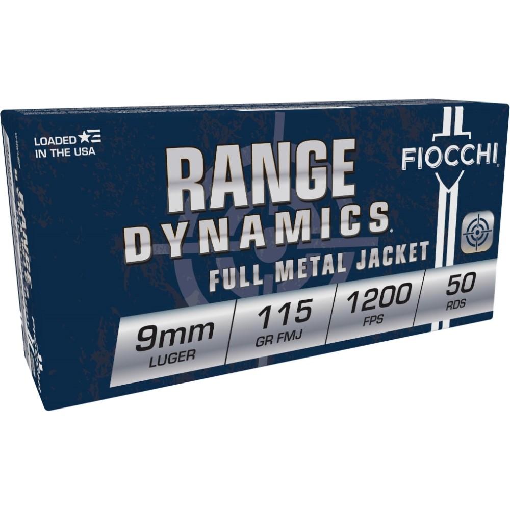Fiocchi 9MM Luger 115GR 50RD Fmj