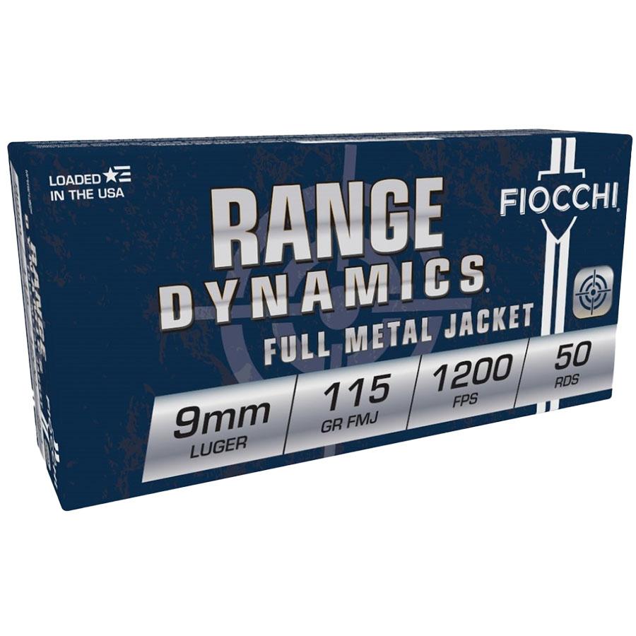 Fiocchi 9MM Luger 115GR Fmj 50-RD - Image 2