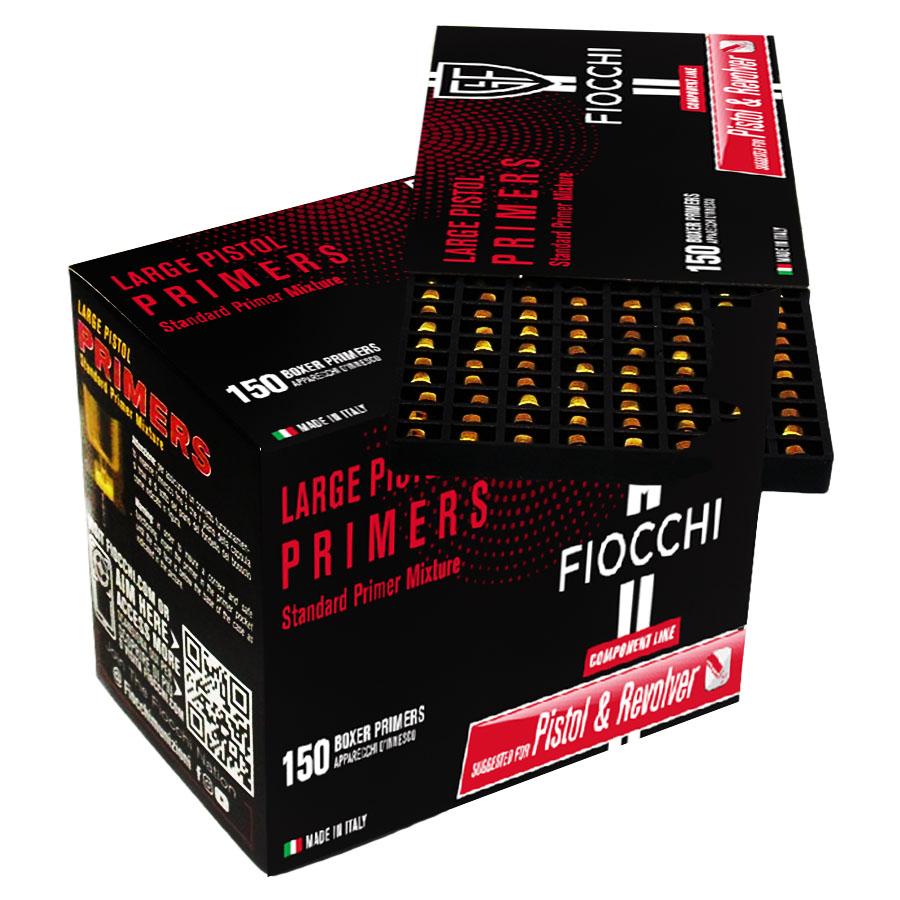 Fiocchi Large Pistol Primers 1500 Per Box