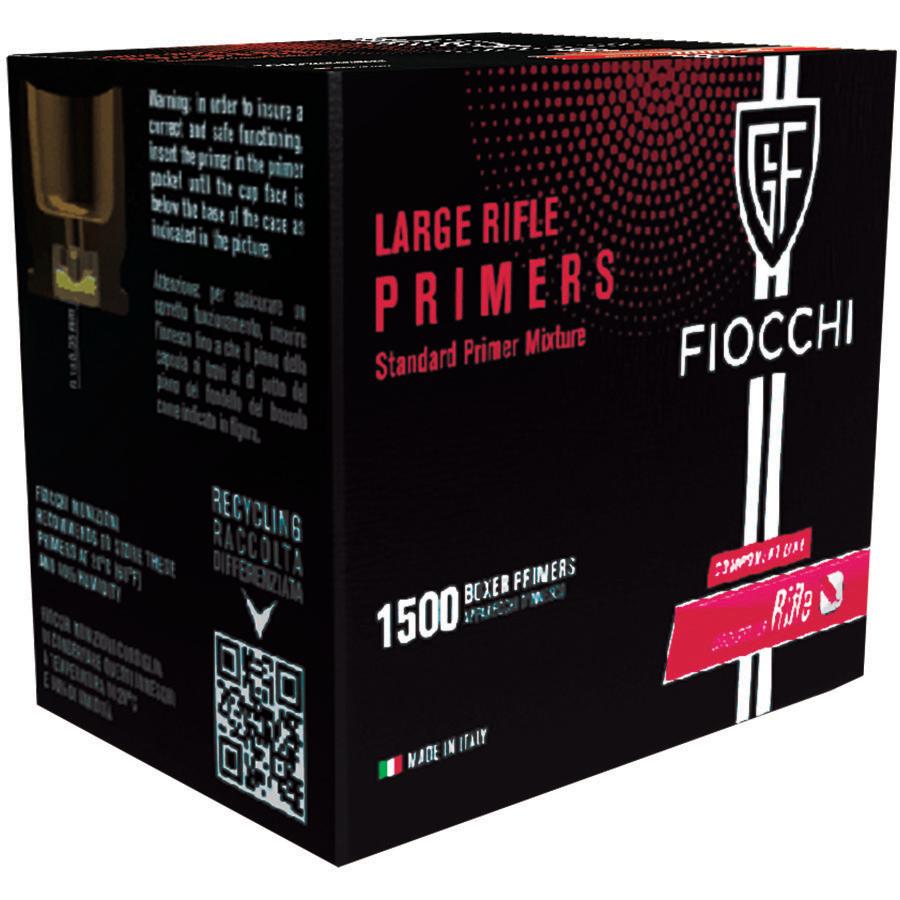 Fiocchi Large Rifle Primers 1500 Per Box
