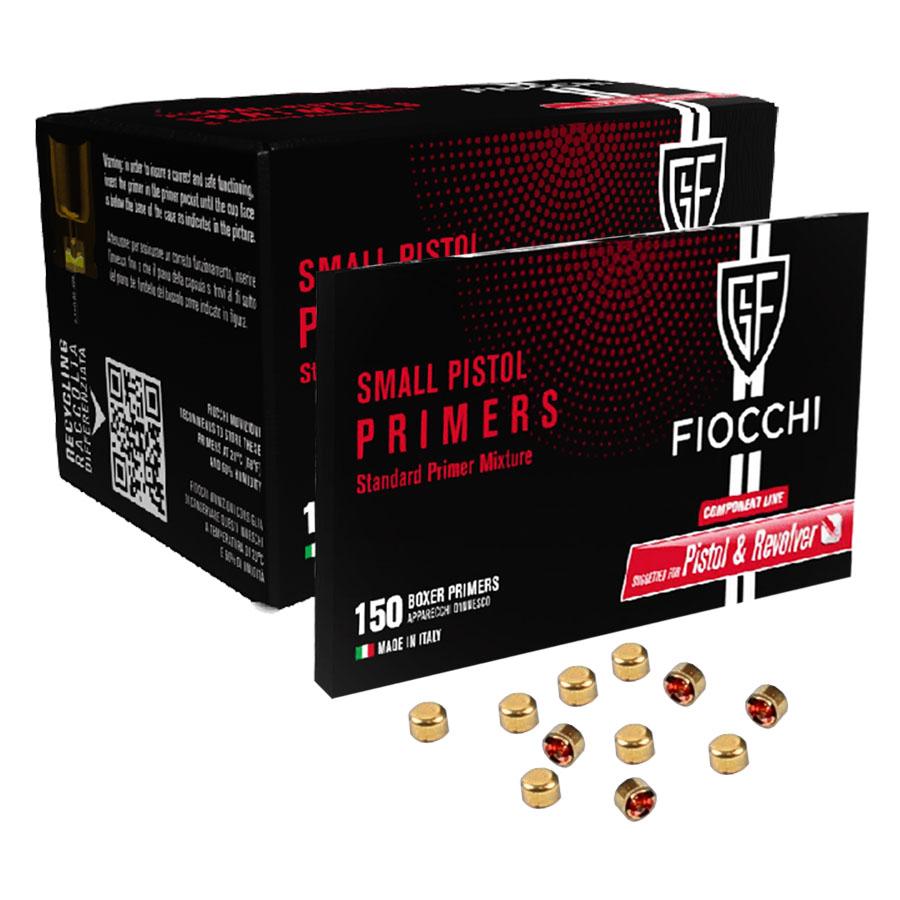 Fiocchi Small Pistol Primers 1500 Per Carton