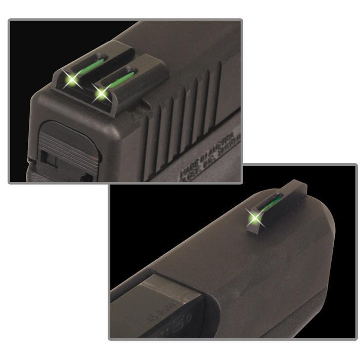 Truglo Tfo Green Tritium/fiber Optic Sight Set for Kimber 1911