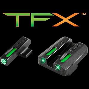 Truglo Tfx Britesite Fn FNP-45 FNX-45 Tritium Fiber Optic Set