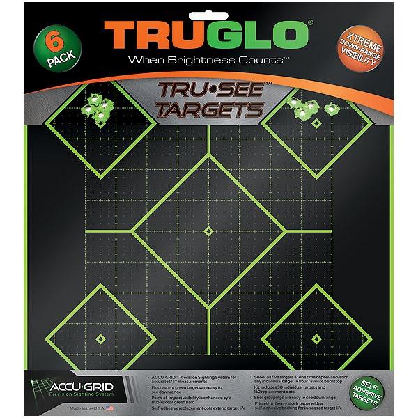 Truglo Tru-see 5-DIAMOND 12X12 Targets 6 Pack