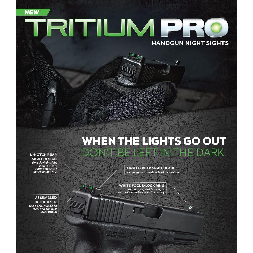 Truglo Tritium Pro Night Sight Set for Kahr Arms