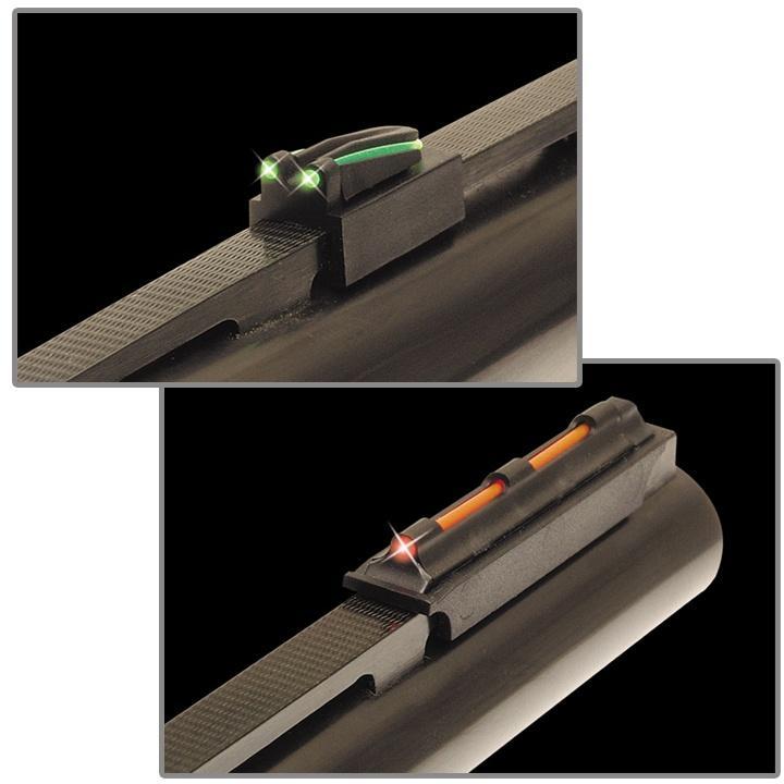 Truglo Magnum Gobble-dot Snap-on Sight Set for 1/4 Rib Red/green