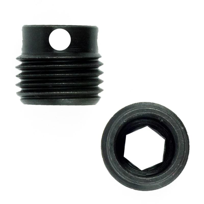 Grovtec Non-rotating Push Button Base - Black