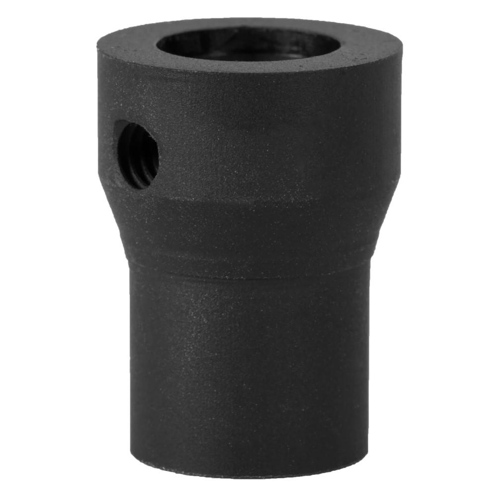 Grovtec GTSW108 Push Button Base Fixed Stud Adapter - Black Aluminum