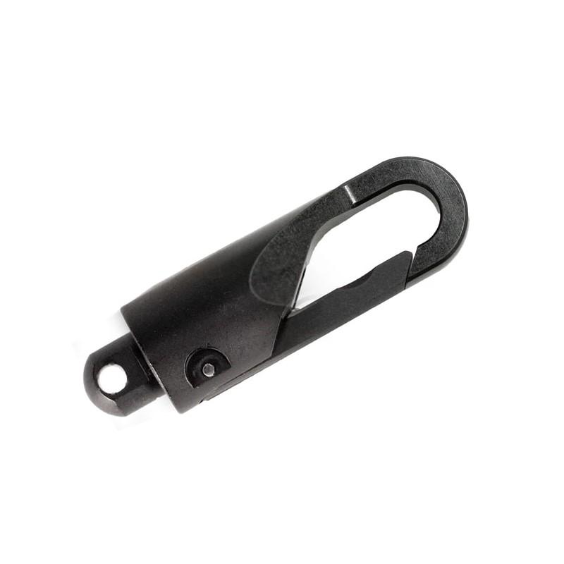Grovtec Snap Hook Detach Swivel Adaptor Black