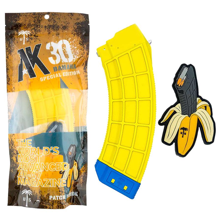 Us Palm MA1196A Ak 30RD 7.62X39MM Banana Yellow Polymer Magazine