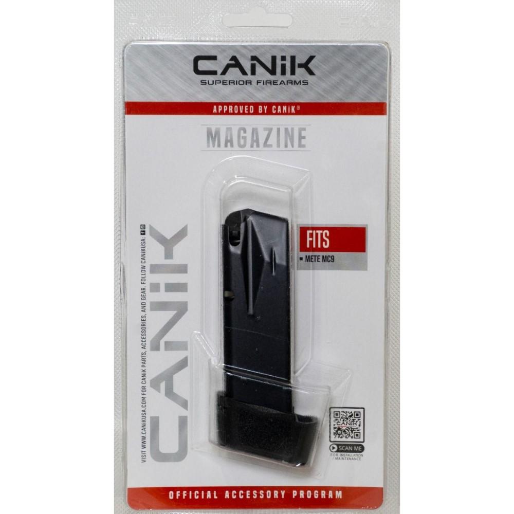 Canik MC9 9MM 15RD Magazine With Full Grip Extension - Black