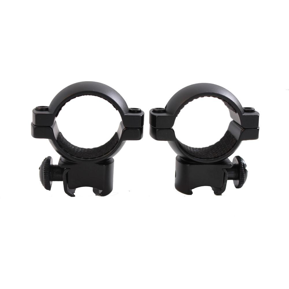 Traditions Aluminum Rings 3/8 Dovetail 1 In. Medium Matte Black