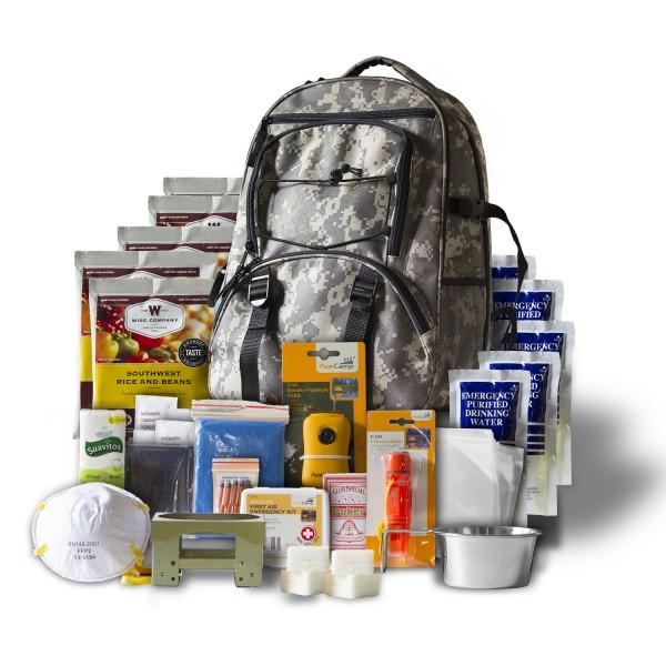 Wise 5 Day Survival Backpack Camo 32 Servings