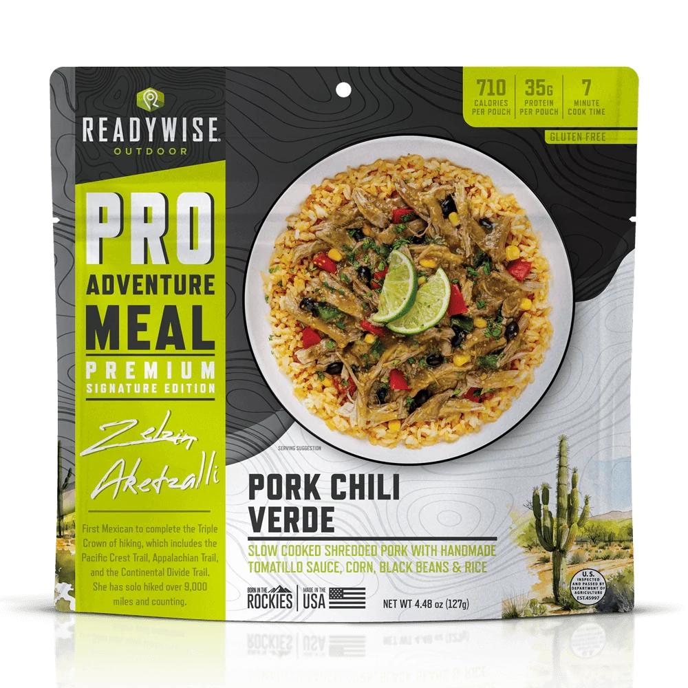 Readywise Outdoor Pro Meal Pork Chile Verde Single Pouch