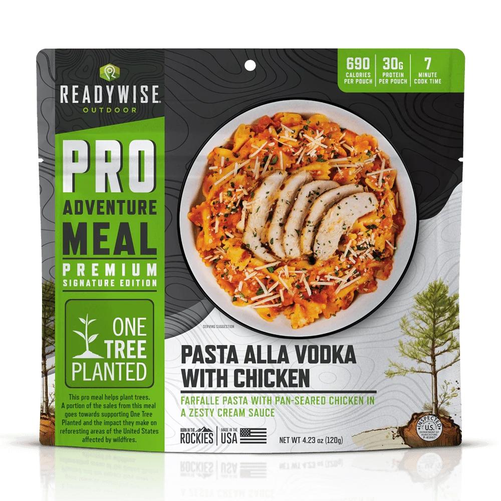 Readywise Outdoor Pro Meal Farfalle Alla Vodka With Chicken
