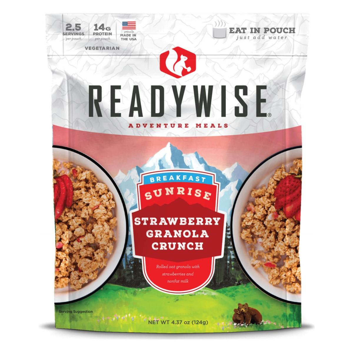 Readywise Sunrise Strawberry Granola Crunch