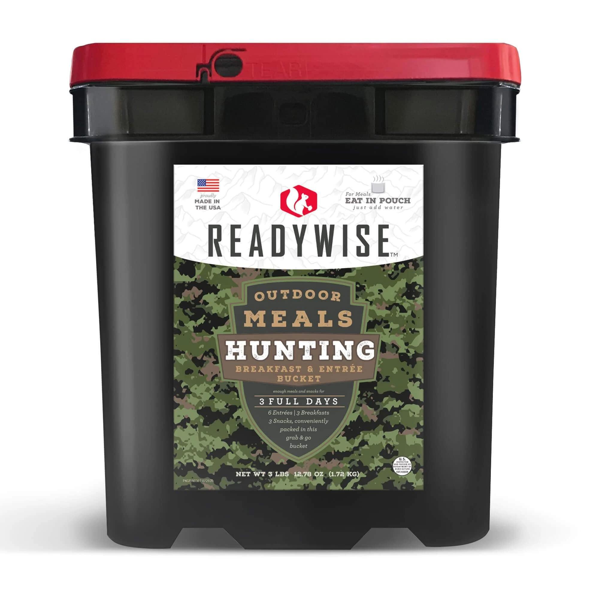 Readywise Hunting Bucket Outdoor Meals
