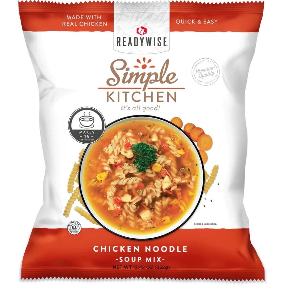 Readywise Chicken Noodle Soup Single Pouch 16 Servings