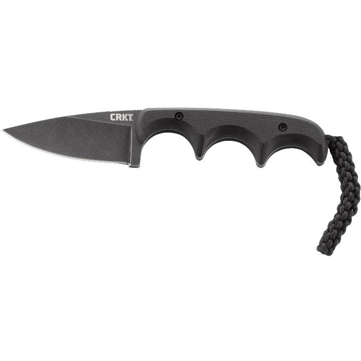 Crkt Minimalist Black Drop Point Knife 2.16 Stonewash