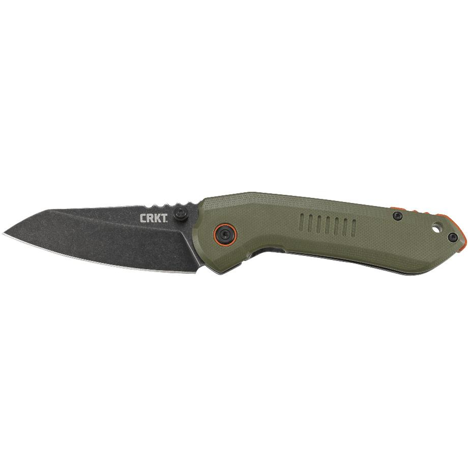 Crkt Schwarz Overland Frame Lock Knife Od Green G10 3.00