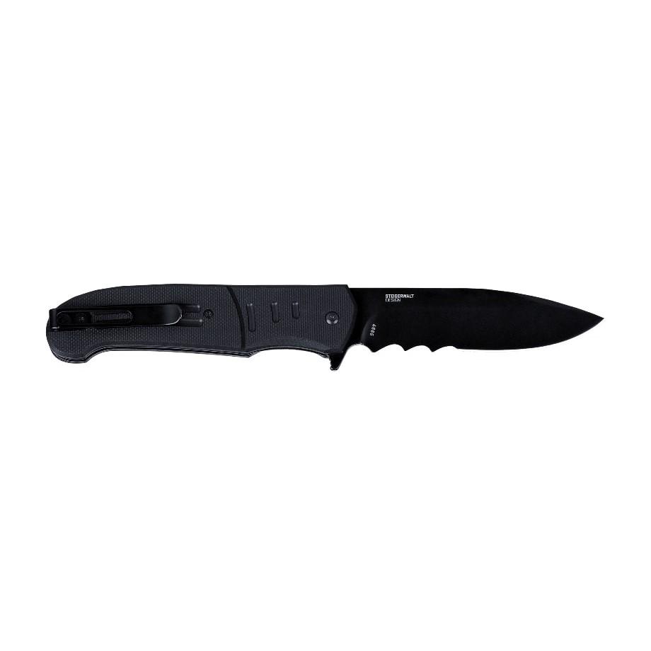 Crkt Ignitor 3.48 Folding Knife Black G10 Part Serrated
