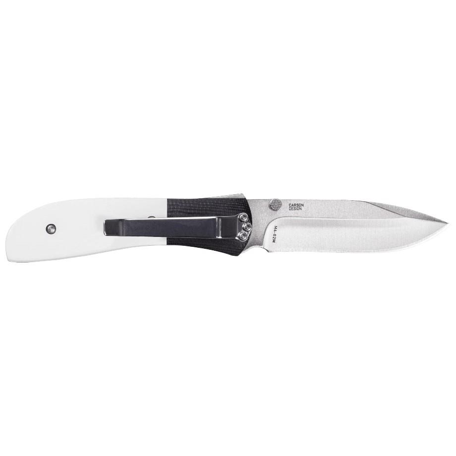 Crkt M4-02M Folding Knife 3.25 Plain Satin White/black