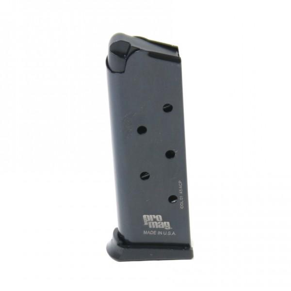 Promag Officers .45 Acp 6RD Blued Steel Magazine
