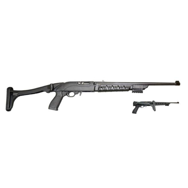 Promag Ruger 10/22 Tactical Folding Stock - Black Polymer