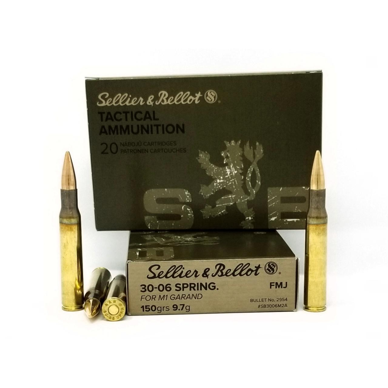 Sellier & Bellot 30-06 M1 Garand 150GR Fmj 20RD
