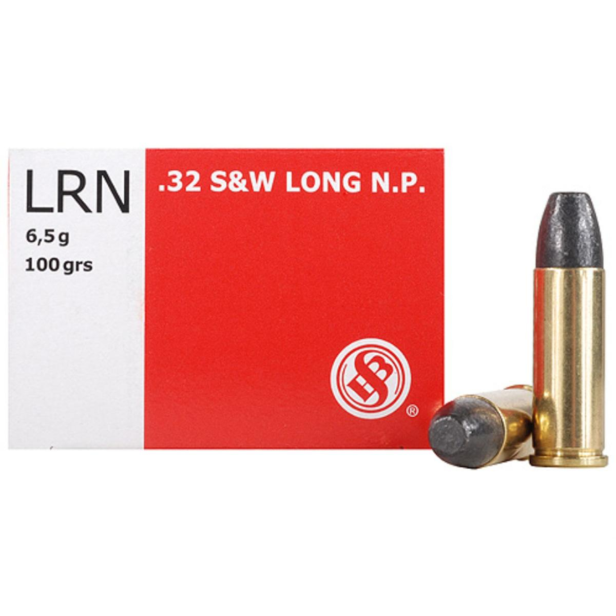 Sellier & Bellot .32 S&w Long 100GR Lead Round Nose 50RD Box