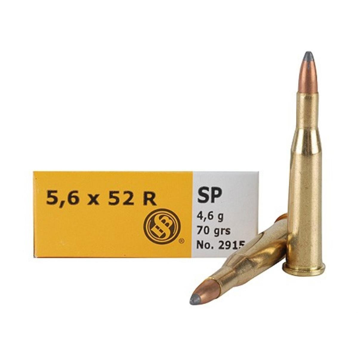 S&b 22 Savage 5.6X52R 70GR Jsp 20RD