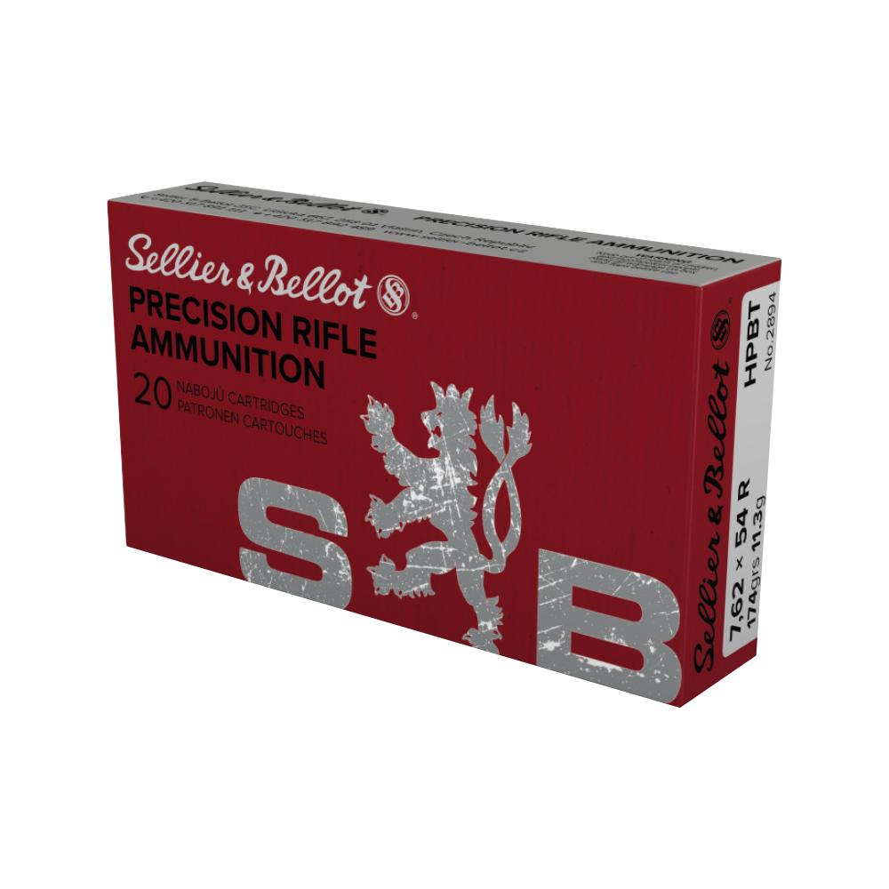 Sellier & Bellot 7.62X54R Match 174GR Hpbt 20/BOX