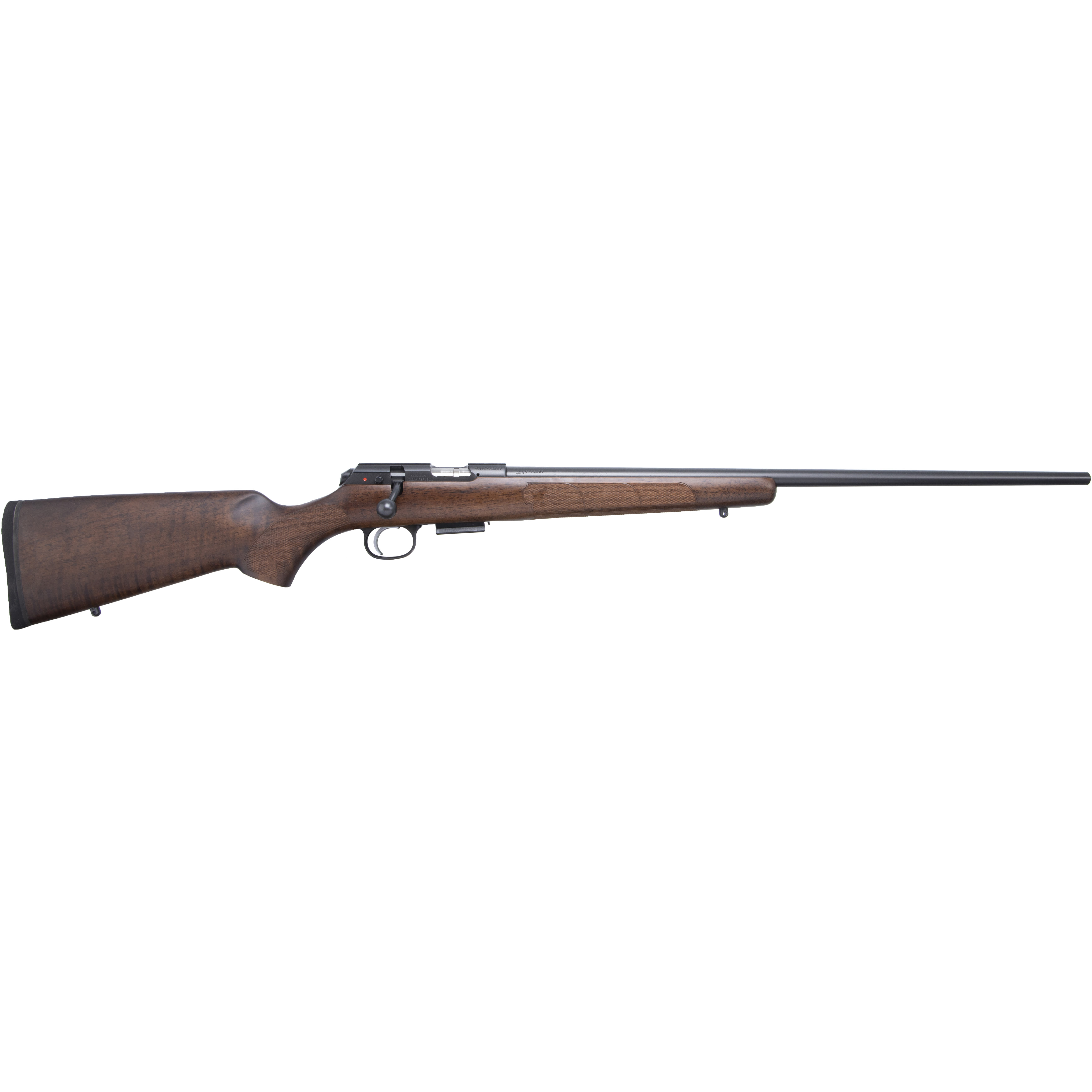 Cz 457 American 17 Hmr 5+1 24.8 Turkish Walnut Bolt Action Rifle