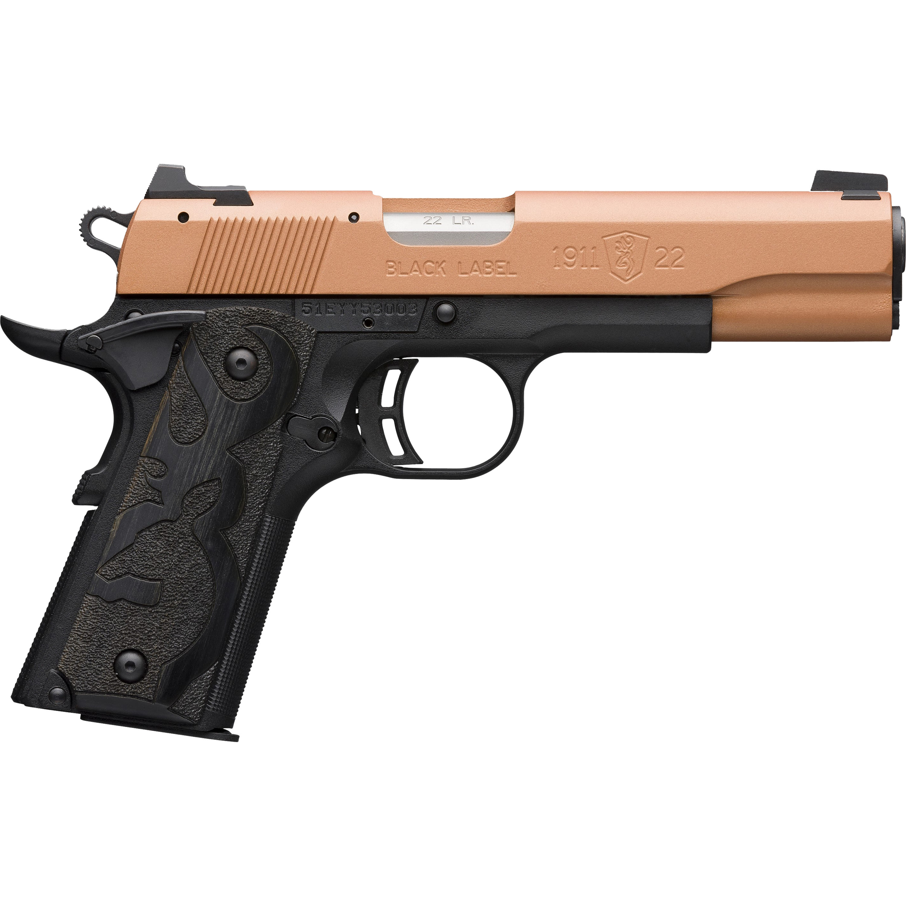 Browning 1911-22 Black Label 22LR 10+1 Copper Cerakote