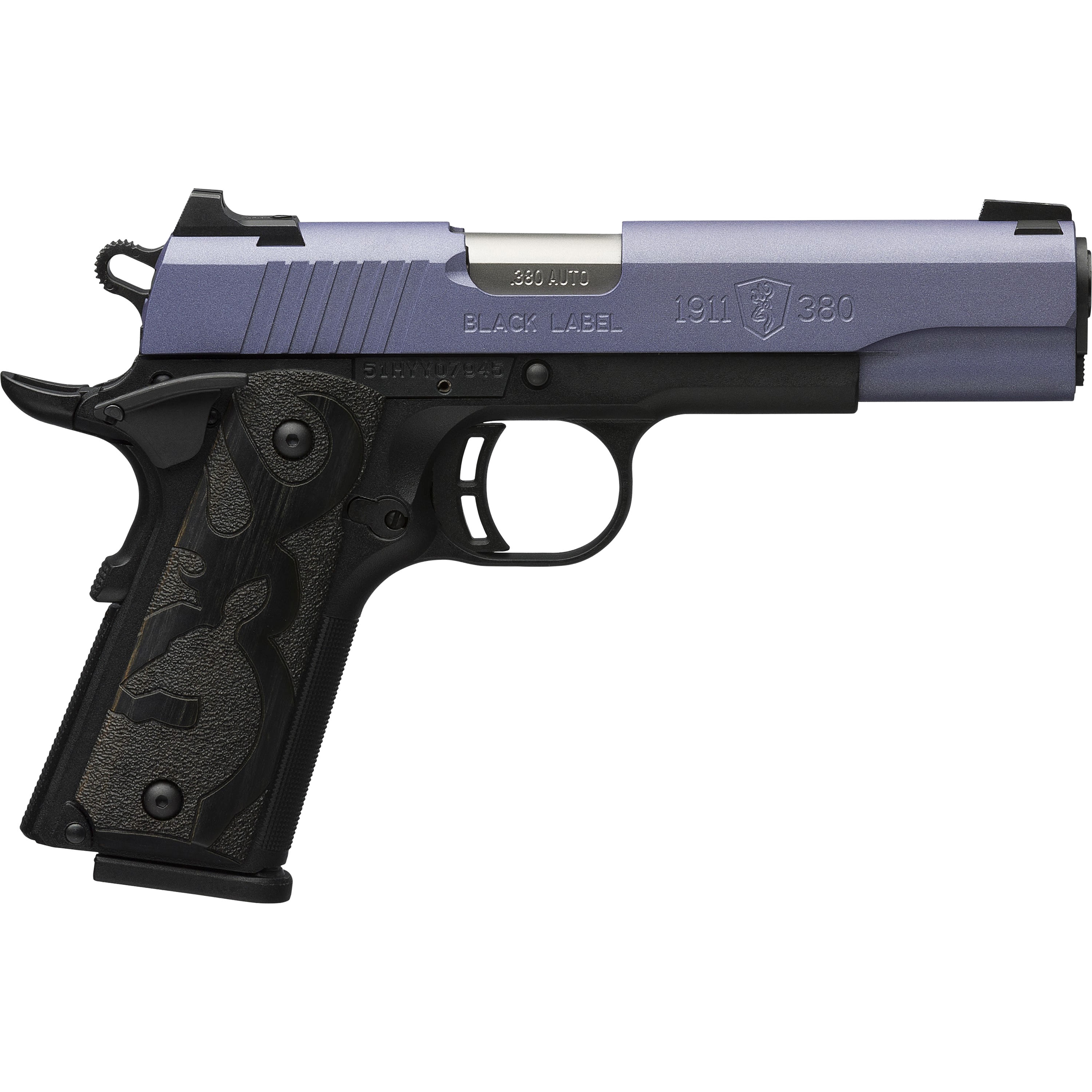 Browning 1911-380 Black Label 380ACP 8+1 4.25IN Crushed Orchid
